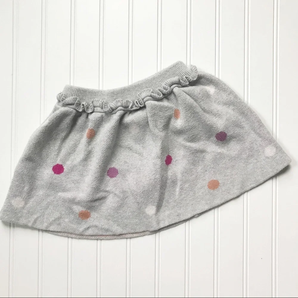 •Osh Kosh• knit polka dot skirt